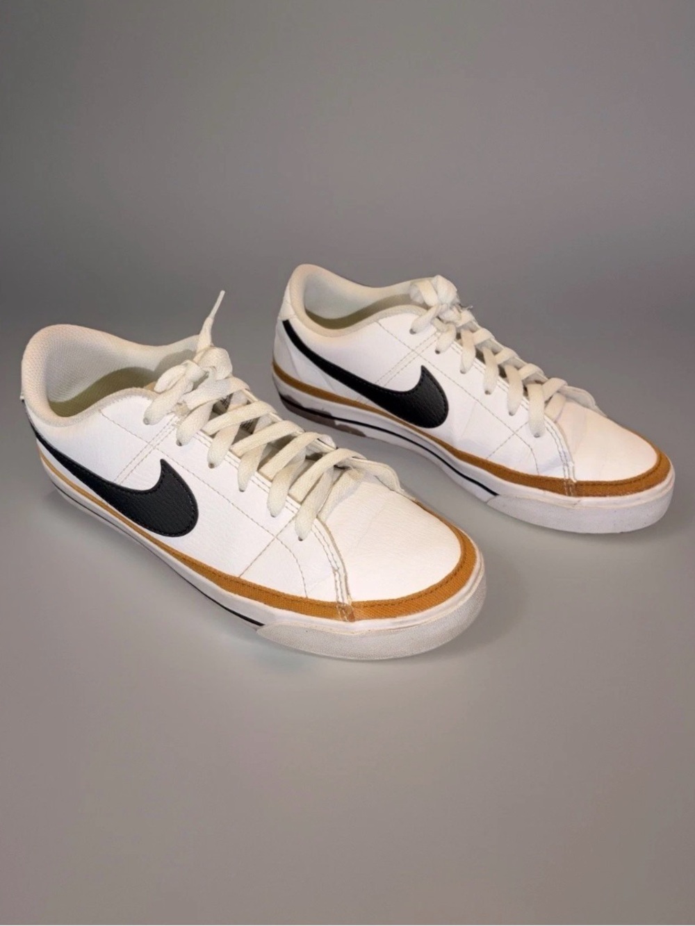 Nike Court Legacy Next Nature White Desert Ochre Women's Size 8.5